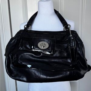 Coach Y2K Black Cricket Leather Bag (almost Vintage 😳)